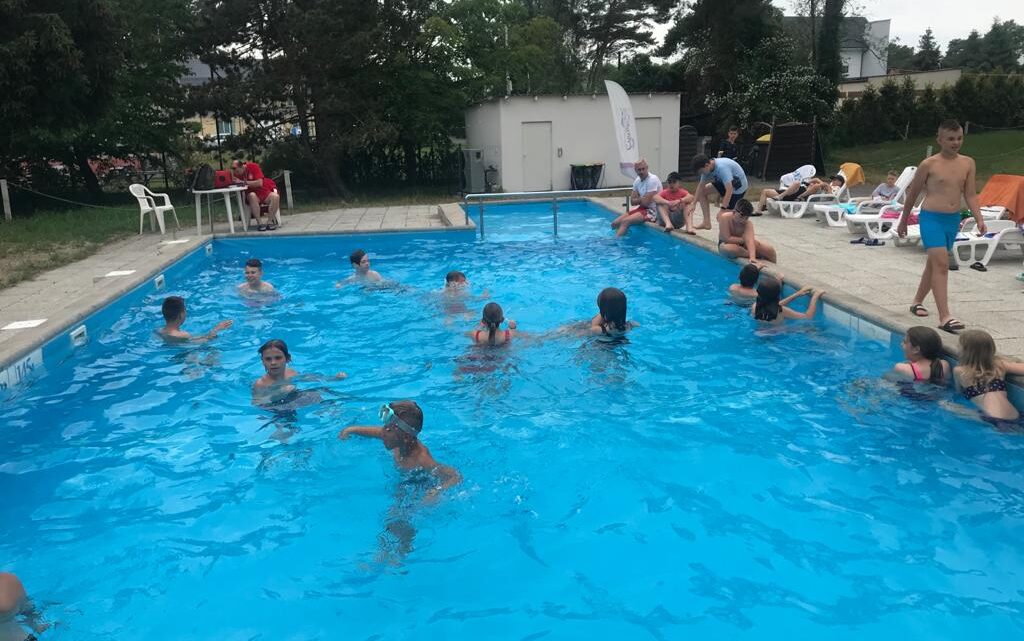 Obóz sportowy Akademii Młody Talent w Mrzeżynie 2021